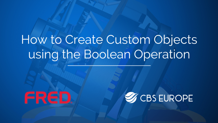 Guide on how to create custom objects using boolean operations in FRED