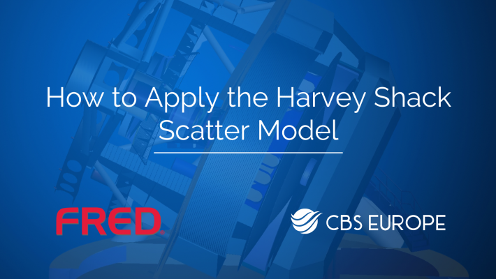 Guide on how to apply the Harvey Shack scatter model in FRED